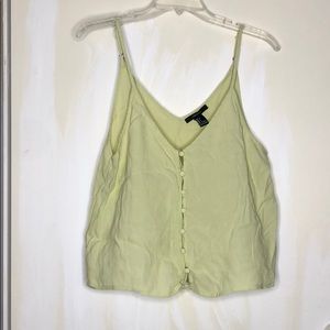 Forever 21 yellow crop top